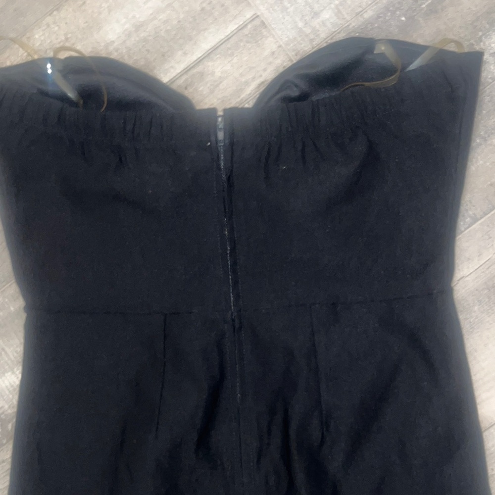Chic Strapless Black Dress - Picture 7 of 8